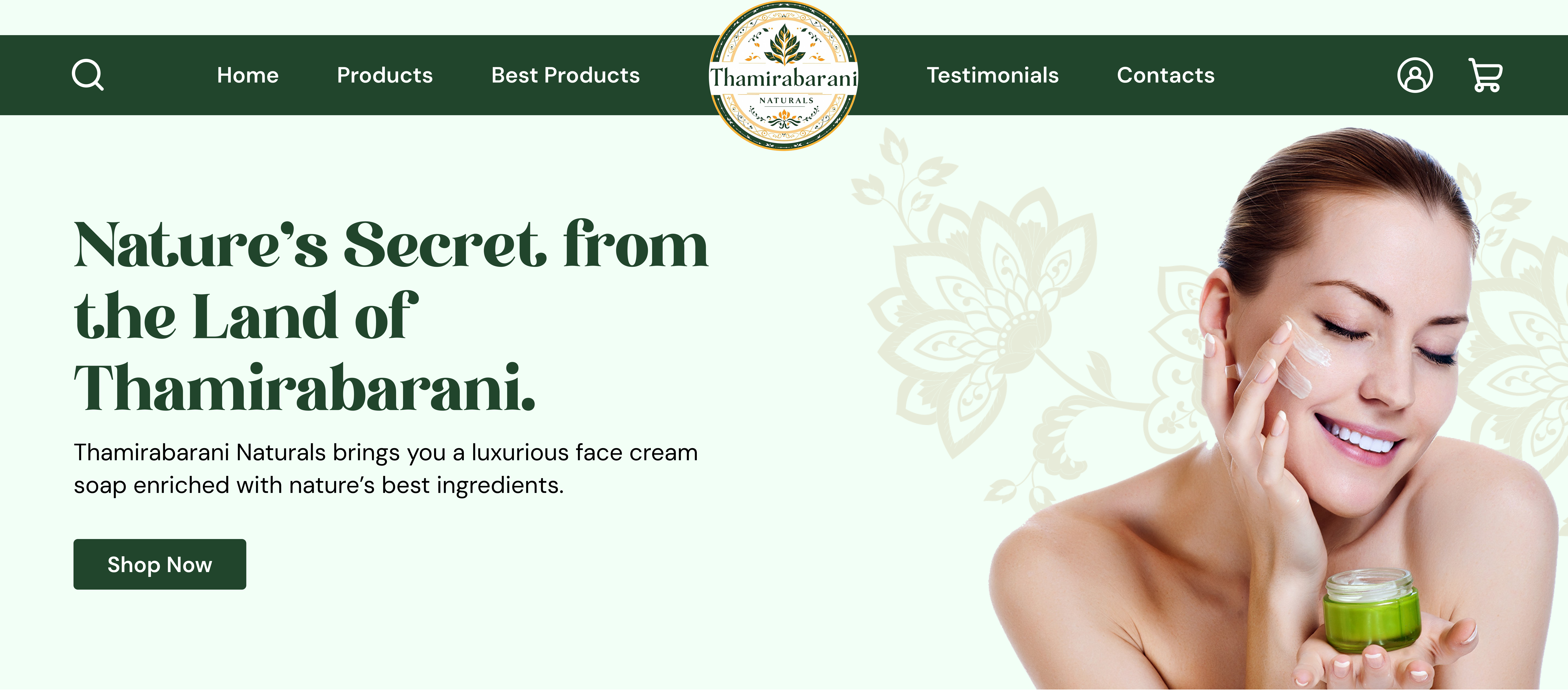 Client D Landing Page UI